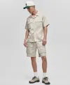 Mode Of One Men's Camp Collar Twill Shirt, Exclusively At Macy's