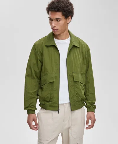 Mode Of One Men's Coaches Jacket, Macy's Exclusive In Green