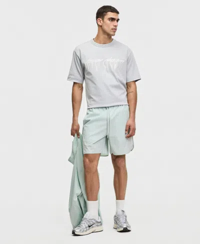 Mode Of One Men's Colorblocked 6.5" Pull-on Shorts, Macy's Exclusive In Gray