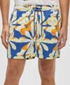 Mode Of One Men's Floral Tones Regular-fit Printed Swim Trunks, Exclusively At Macy's