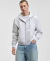 Mode Of One Men's Front-zip Hoodie, Macy's Exclusive In Gray