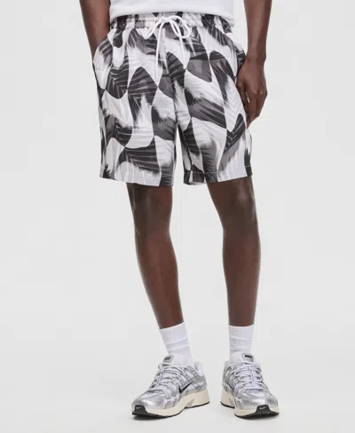 Mode Of One Men's Groove Palm Drawstring 6.5" Shorts, Macy's Exclusive In Multi