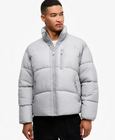 Mode Of One Men's Horizontal-quilted Relaxed-fit Puffer Jacket, Macy's Exclusive In Multi
