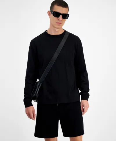 MODE OF ONE MEN'S LONG-SLEEVE RELAXED-FIT T-SHIRT, CREATED FOR MACY'S