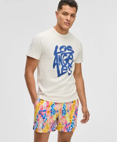Mode Of One Men's Los Angeles Graphic T-shirt, Exclusively At Macy's In Neo Natural