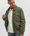 Mode Of One Men's Multi Pocket Bomber Jacket, Created For Macy's In Wild Ivy