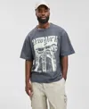 Mode Of One Men's New York Relaxed Fit Short-sleeve Crewneck Graphic T-shirt, Macy's Exclusive In Gray