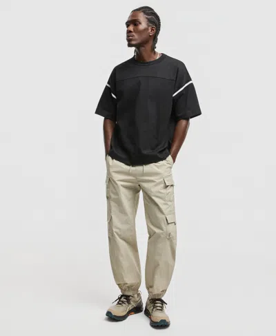 Mode Of One Men's Nylon Cargo Joggers, Exclusively At Macy's In Neutral