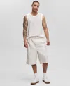 Mode Of One Men's Oversized Speckled Textured Shorts, Exclusively At Macy's