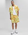 Mode Of One Men's Photoreal Collage Pull-on Shorts, Exclusively At Macy's
