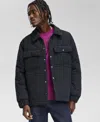 Mode Of One Men's Quilted Jacket, Created For Macy's In Deep Black