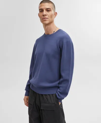 Mode Of One Men's Regular-fit Crewneck Sweater, Created For Macy's In Caspian Waters