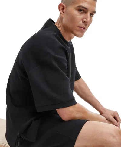 Mode Of One Men's Regular-fit Crewneck Sweatshirt, Created For Macy's In Deep Black