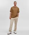 Mode Of One Men's Regular-fit Fleece Joggers, Created For Macy's In Dark Ecru