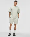 Mode Of One Mens Short Sleeve Sweatshirt Pull On Track Shorts Exclusively At Macys In Iced Mint