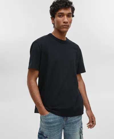Mode Of One Men's Regular-fit T-shirt, Created For Macy's In Deep Black