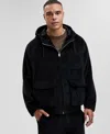 Mode Of One Men's Relaxed-fit Corduroy Hoodie Jacket, Macy's Exclusive In Black