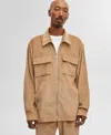 Mode Of One Men's Relaxed-fit Cord Shacket, Created For Macy's In Tannin