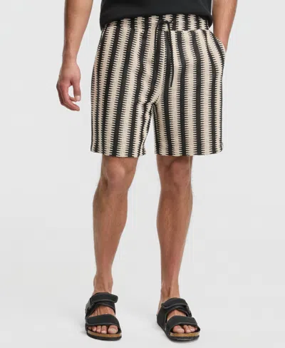 Mode Of One Men's Relaxed-fit Crochet Knit Shorts, Macy's Exclusive In Multi