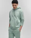 Mode Of One Men's Relaxed-fit Fleece Hoodie, Created For Macy's In Blue Fin