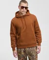 Mode Of One Men's Relaxed-fit Fleece Hoodie, Created For Macy's In Orange