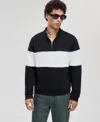 Mode Of One Men's Relaxed-fit Half-zip Sweatshirt, Macy's Exclusive In Multi
