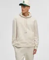 Mode Of One Men's Relaxed-fit Heathered Hoodie, Exclusively At Macy's In Heather Dune