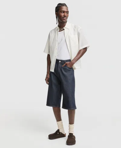 Mode Of One Men's Relaxed-fit Highline Jean Shorts, Macy's Exclusive In Blue