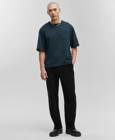 Mode Of One Men's Relaxed-fit Pocket T-shirt, Created For Macy's In Deep Malachite