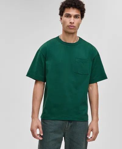 Mode Of One Men's Relaxed-fit Pocket T-shirt, Created For Macy's In Gray