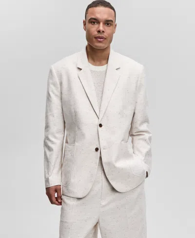 Mode Of One Men's Relaxed-fit Speckled Textured Blazer, Exclusively At Macy's