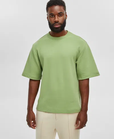 Mode Of One Men's Relaxed-fit Textured T-shirt, Created For Macy's In Epsom