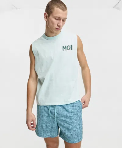 Mode Of One Men's Relaxed Flamingo Muscle Tank, Macy's Exclusive In Pattern