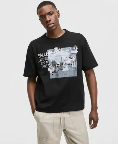 Mode Of One Men's Relaxed-fit Gallery Graphic T-shirt, Macy's Exclusive In Black