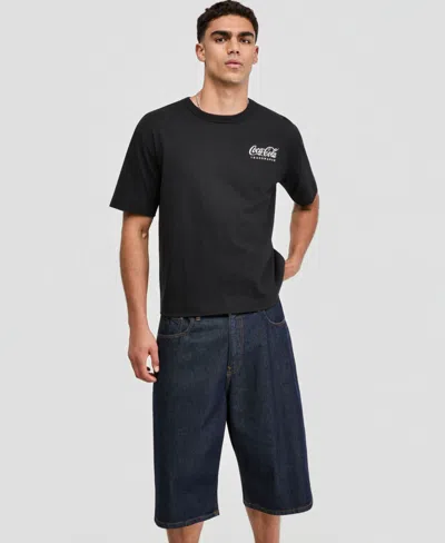 Mode Of One Men's Relaxed-fit Soda Graphic T-shirt, Macy's Exclusive In Black
