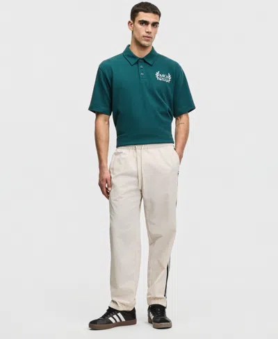 Mode Of One Men's Relaxed-fit Track Pants, Macy's Exclusive In Neutral