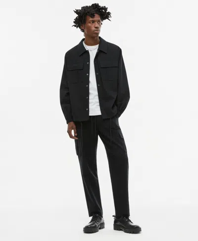 Mode Of One Men's Relaxed-fit Utility Cargo-pocket Pants, Macy's Exclusive In Black
