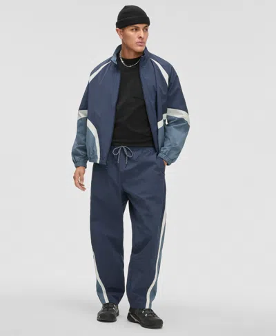 Mode Of One Men's Side-stripe Ripstop Track Pants, Exclusively At Macy's In Caspian Wa