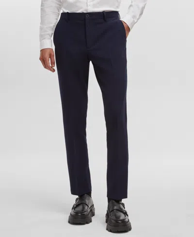 Mode Of One Men's Slim-fit Suit Pants, Created For Macy's In Nocturnal Sky