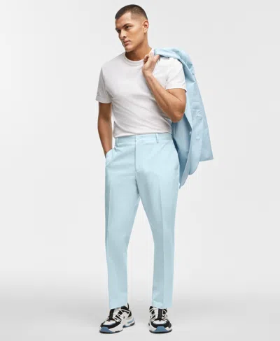 Mode Of One Men's Slim-fit Suit Pants, Exclusively At Macy's In Delicate Blue