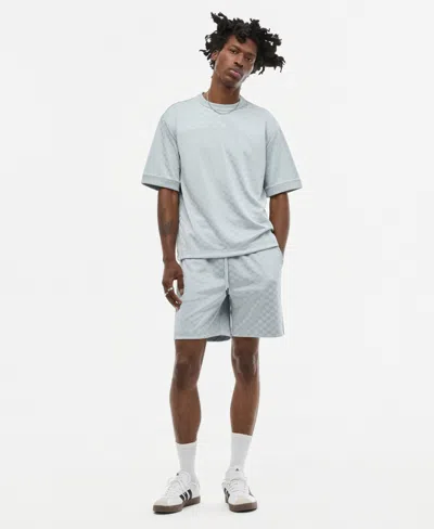 Mode Of One Men's Solid 7" Checkered Tricot Shorts, Macy's Exclusive In High Rise