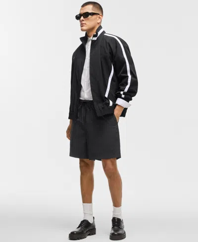 Mode Of One Men's Solid Ripstop Shorts, Exclusively At Macy's In Deep Black