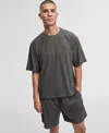 Mode Of One Men's Textured Knit Short-sleeve T-shirt, Macy's Exclusive In Gray