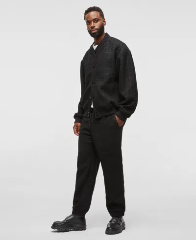 Mode Of One Mens Tweed Bomber Jacket Regular Fit Jogger Pants Exclusively At Macys In Deep Black