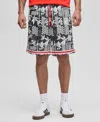 Mode Of One Men's Vacation Palm 7" Mesh Shorts, Exclusively At Macy's