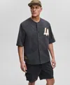 Mode Of One Men's Washed Crinkle Baseball Jersey, Exclusively At Macy's
