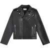 Mode Of One Mens Asymmetric Faux Leather Motorcycle Jacket In Black
