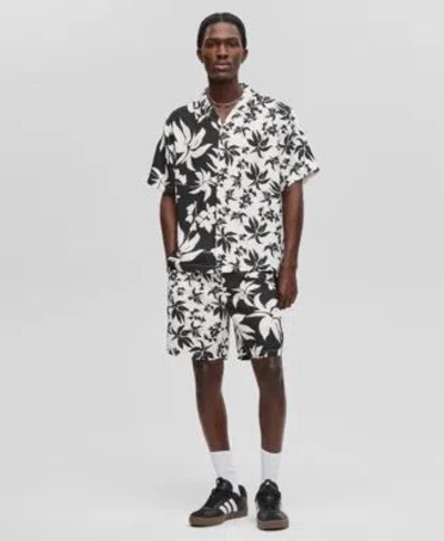 Mode Of One Mens Palm Reverse Button Up Shirt Shorts Exclusively At Macys