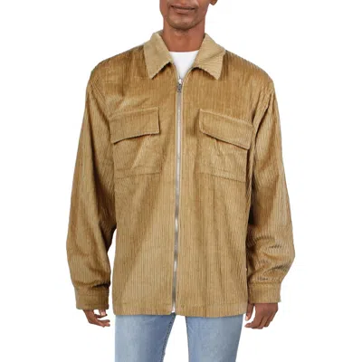 Mode Of One Mens Pocket Corduroy Shirt Jacket