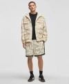 Mode Of One Mens Printed Utility Jacket Camo Mesh Shorts Exclusively At Macys In Neutral